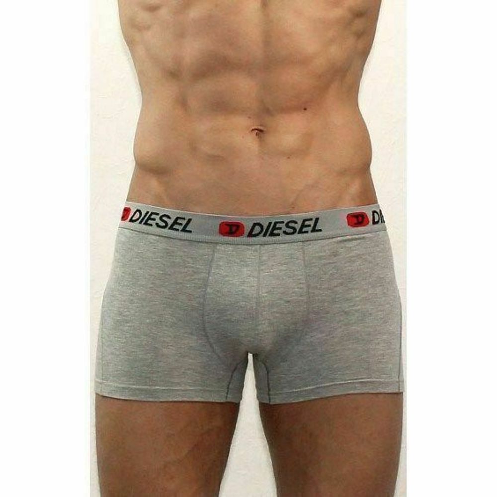 Мужские трусы боксеры серые Diesel Grey