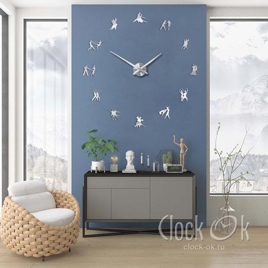 Настенные 3D часы World Dance