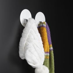 Крючок СИЛА SSH10-R1S-12 на силиконовом креплении хром специальный D10 см нагрузка 2,5 кг