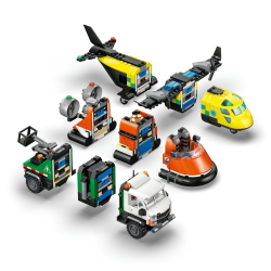 LEGO City - Набор с самолетом, сервисным грузовиком и воздушной подушкой 60505