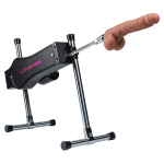 Черная металлическая секс-машина 45,2см с дистанционным управлением Lovense Sex Machine Smart Dual-Arm Intimacy Device LE-22