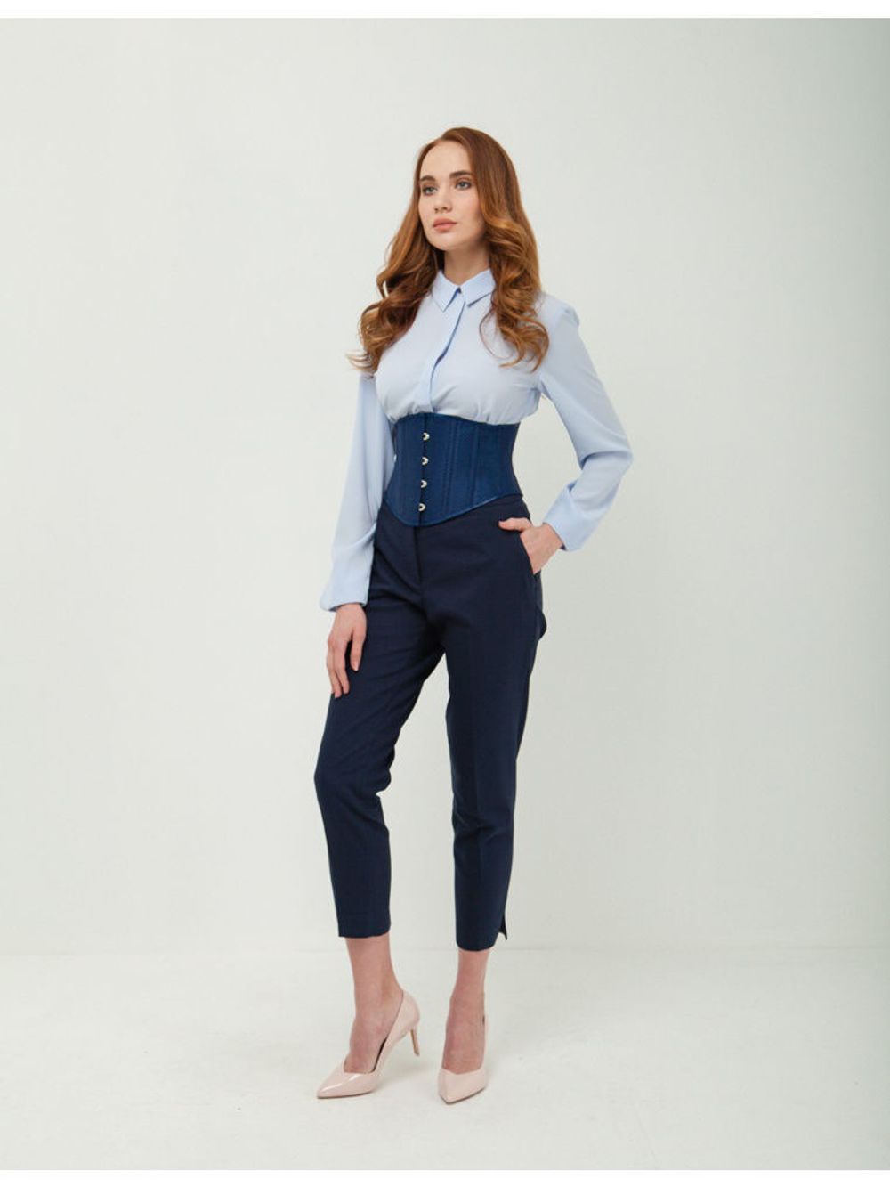 Шелковый аксессуарный корсет