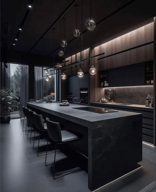 Примеры современных кухонь в дизайне из интернета