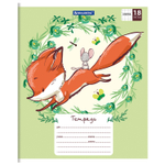 Тетрадь 18 л. BRAUBERG клетка обложка картон CUTE FOX (40 штук в упаковке)