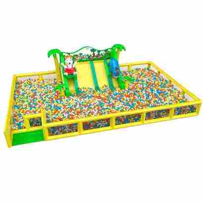 Большой сухой бассейн «Веселые зверята», 12х8х3,5 м — для детских развлекательных центров
