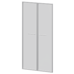 Фасады рамочные стеклянные KZF-48RS(Б) Тонированный 784x20x1564 Кортез