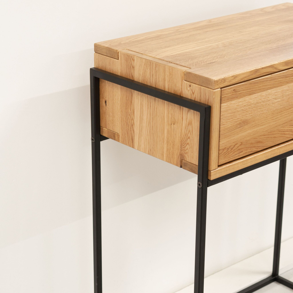 Туалетный столик консоль из дикого дуба