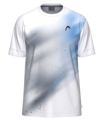 Мужская теннисная футболка Head Topspin - white/navy