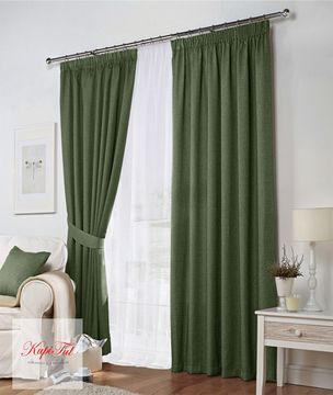 Комплект штор Тоскана (изумрудный)