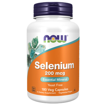 Now Foods Selenium 200 mcg 180 veg capsules , Селен