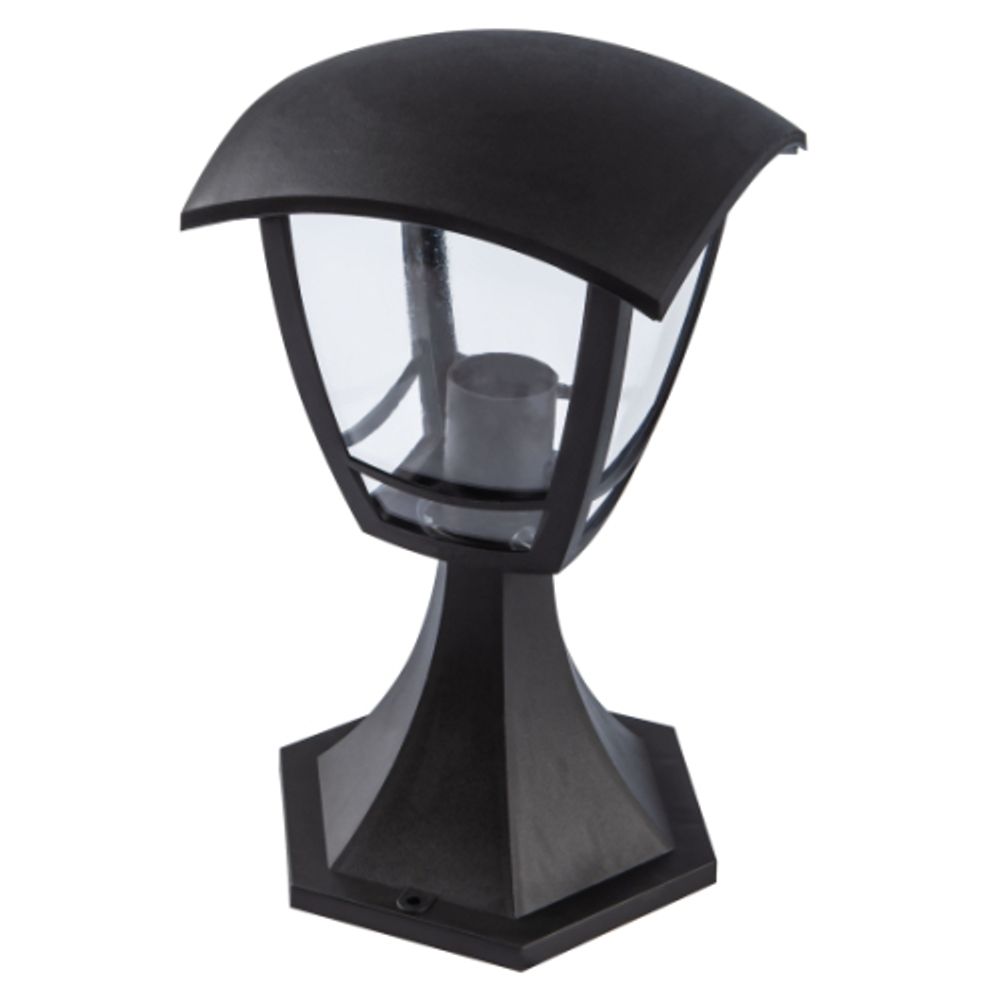 Садово-парковый светильник ЭРА «Валенсия» ДТУ 07-8-001 черный 4-гранный напольный IP44 светодиодный 8Вт 3000K | Садово-парковые светильники