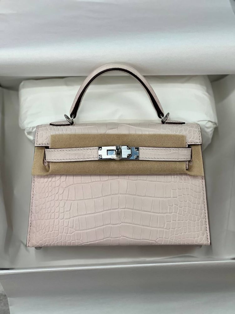 Сумка Hermes из кожи крокодила