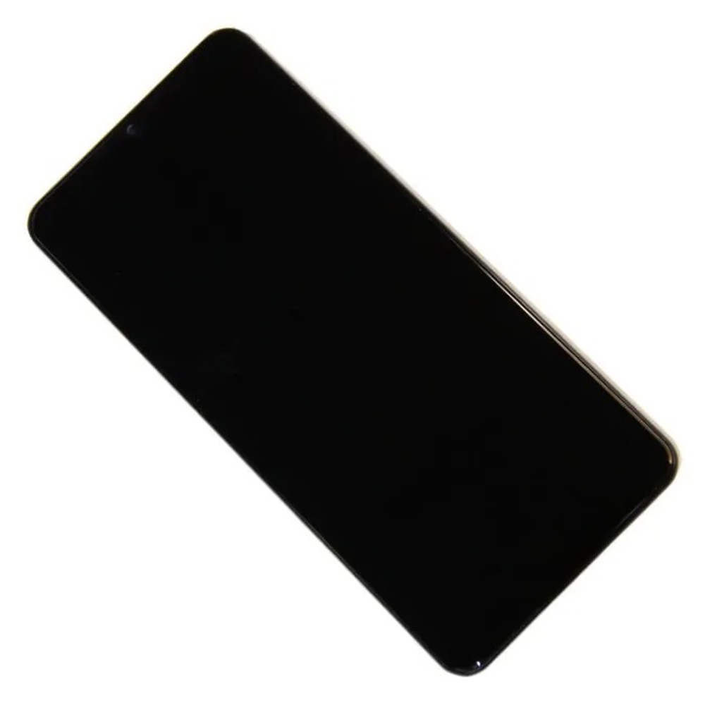 Дисплей для Samsung Galaxy M12 (M127F) с тачскрином и рамкой Черный - OR Ref. (SP)