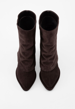 Полусапоги // Seta // Chocolate // Suede