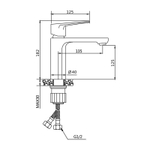 Смеситель для раковины Oute T210H T21001H
