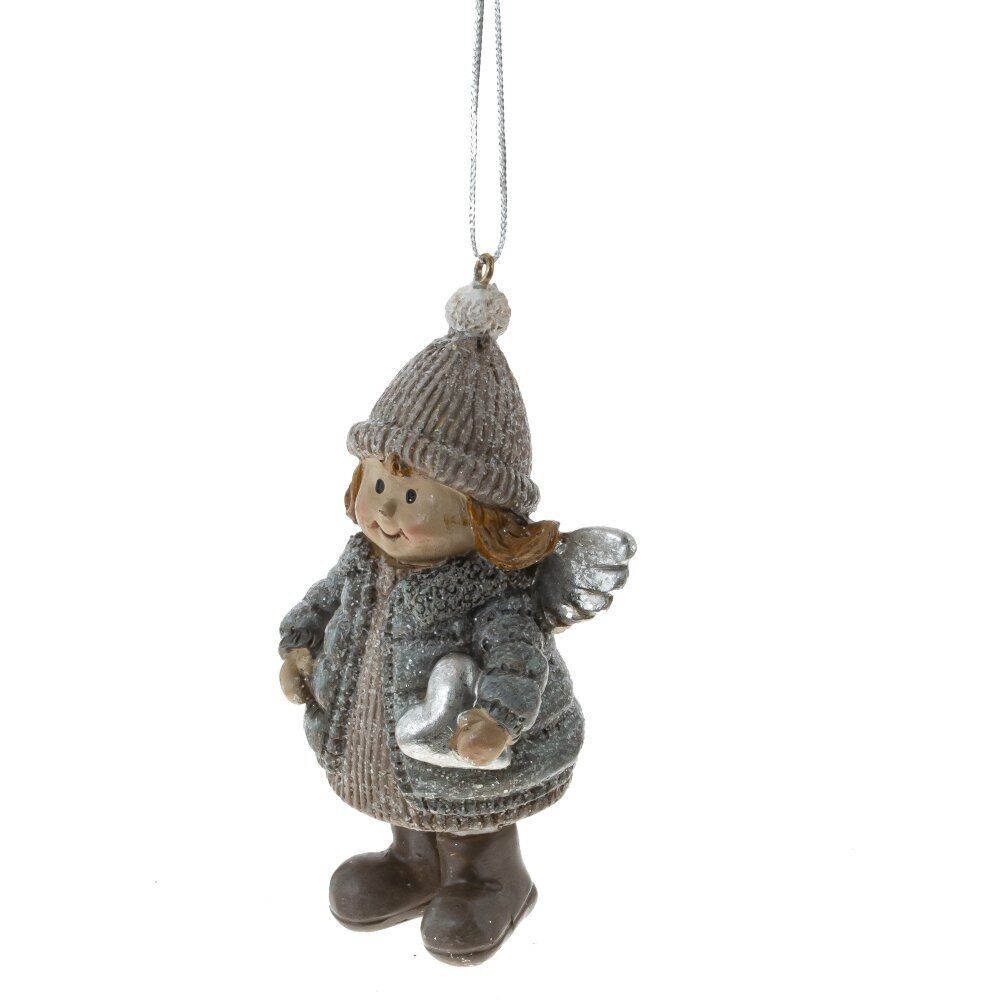 GAEM Фигурка декоративная подвесная "Ангел", L5 W4 H9 см, 2в.