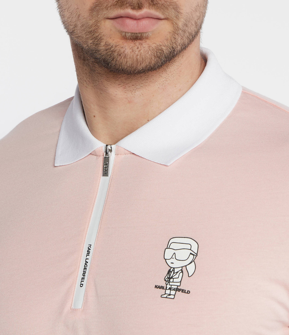 Поло Karl Lagerfeld - персиковый(745025 542224)