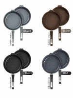 Сковорода "Мечта" Гранит с несъемной ручкой от 18 до 30 см