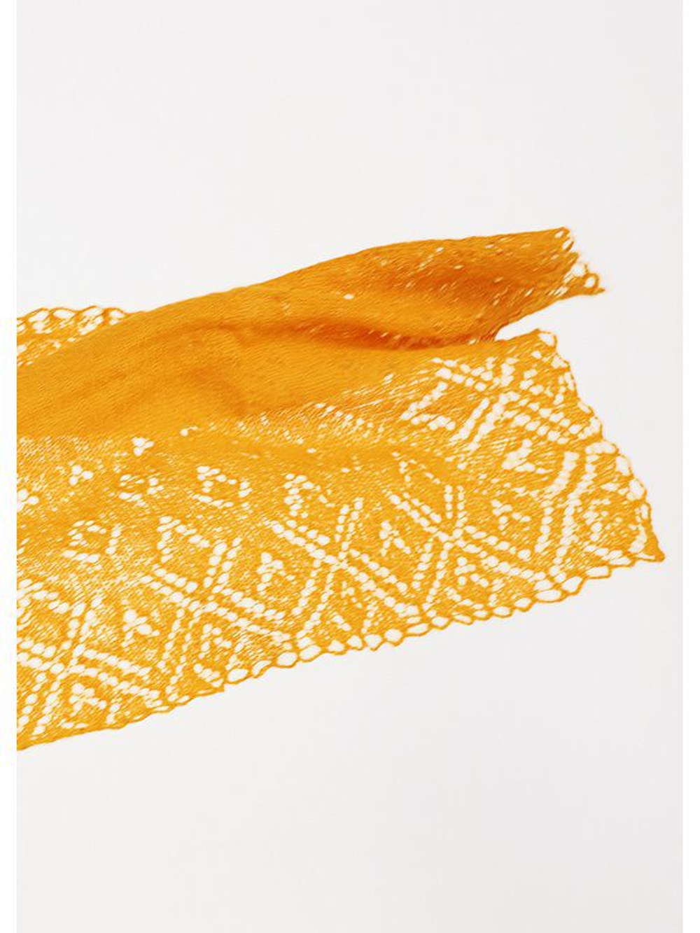 Описание по вязанию платка спицами Filati "Tucher"