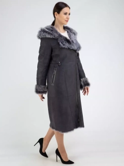 Дубленка зима натуральная с капюшоном длинная