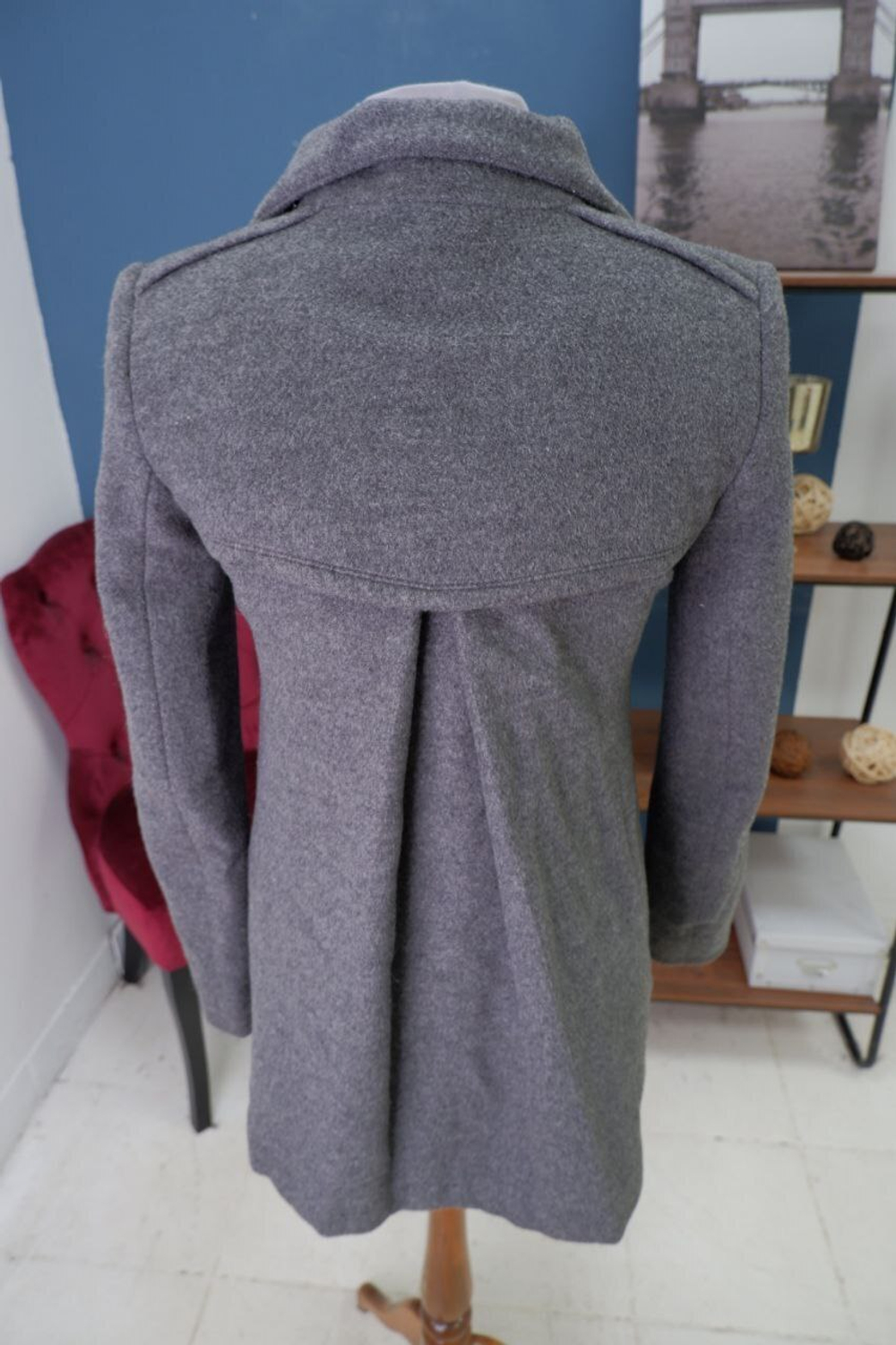 Пальто шерстяное 42-44 размер