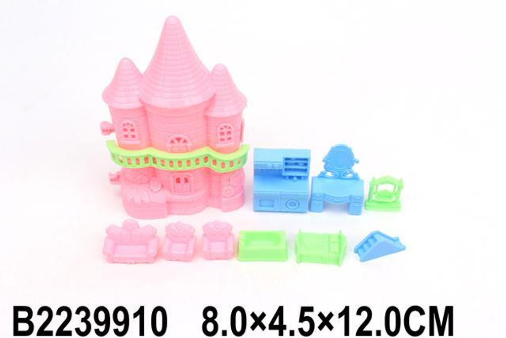 Дом для куклы с мебелью, пакет RT809