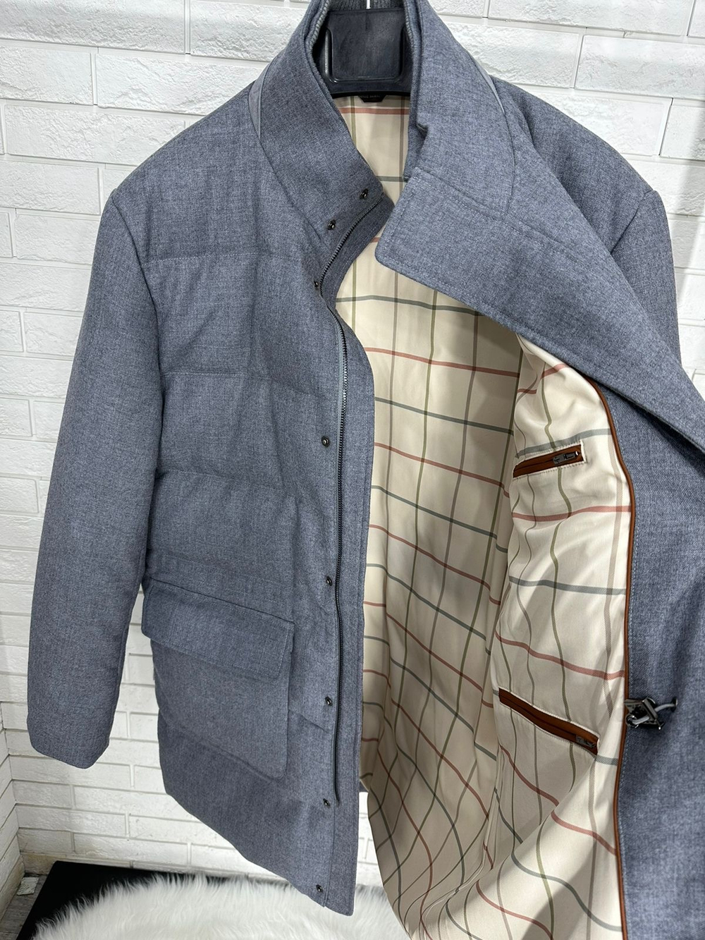 Пуховик из кашемира Loro Piana