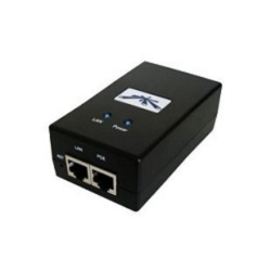 Инжектор PoE UBIQUITI POE-24-12W-G EU (Black) Блок питания с PoE, 220 VAC -&gt; 24 VDC, 0.5А