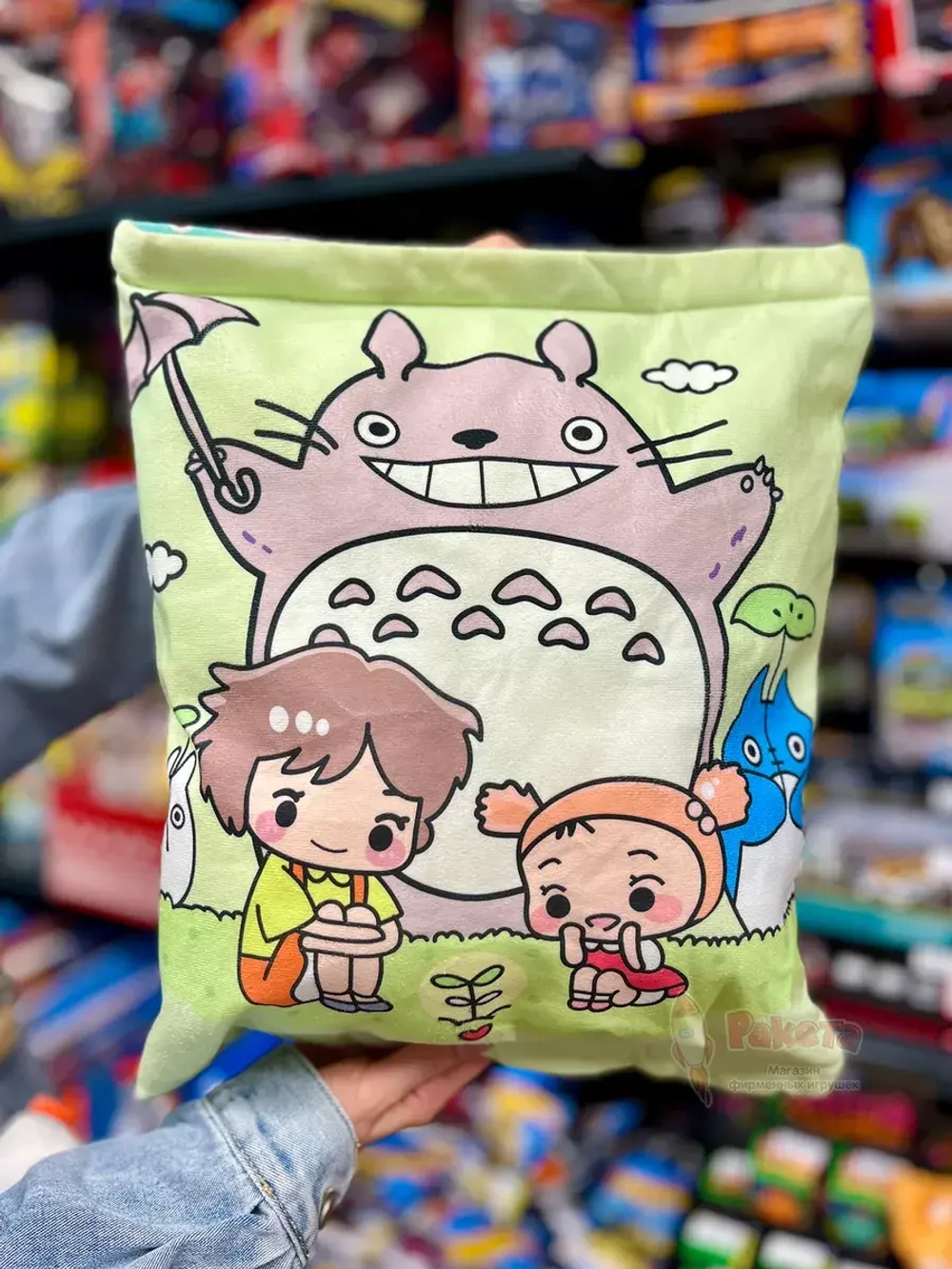Мягкая игрушка подушка Pudding Totoro Пудинг Тоторо 8 шт