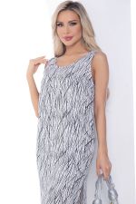 Сарафан Весенний шарм (бело-синий) П10099 LT Collection