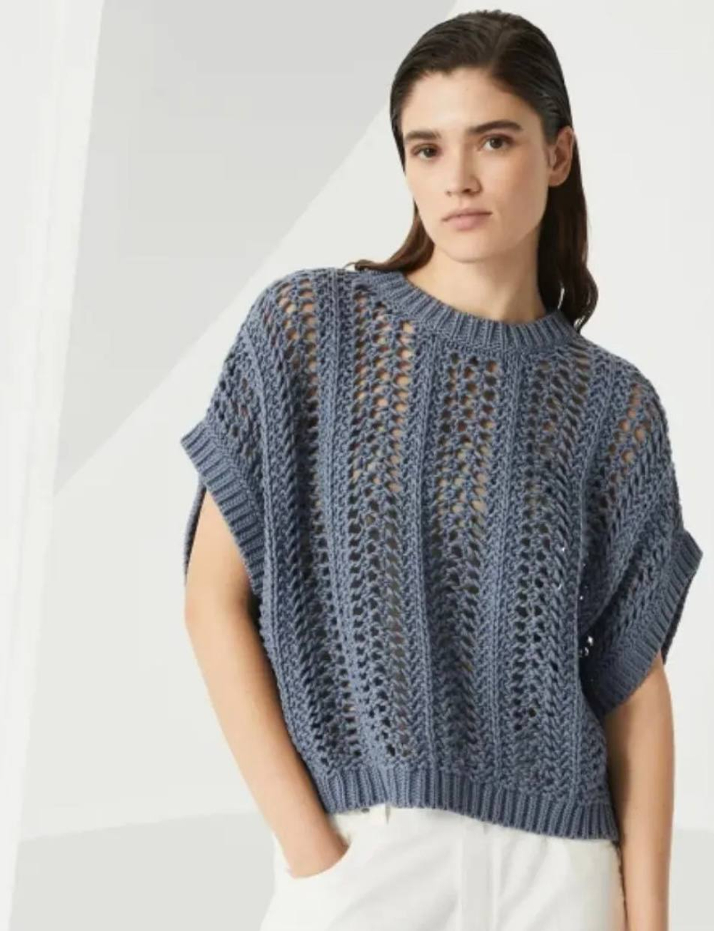 Видео мастер-класс по вязанию пулундера спицами от Cucinelli