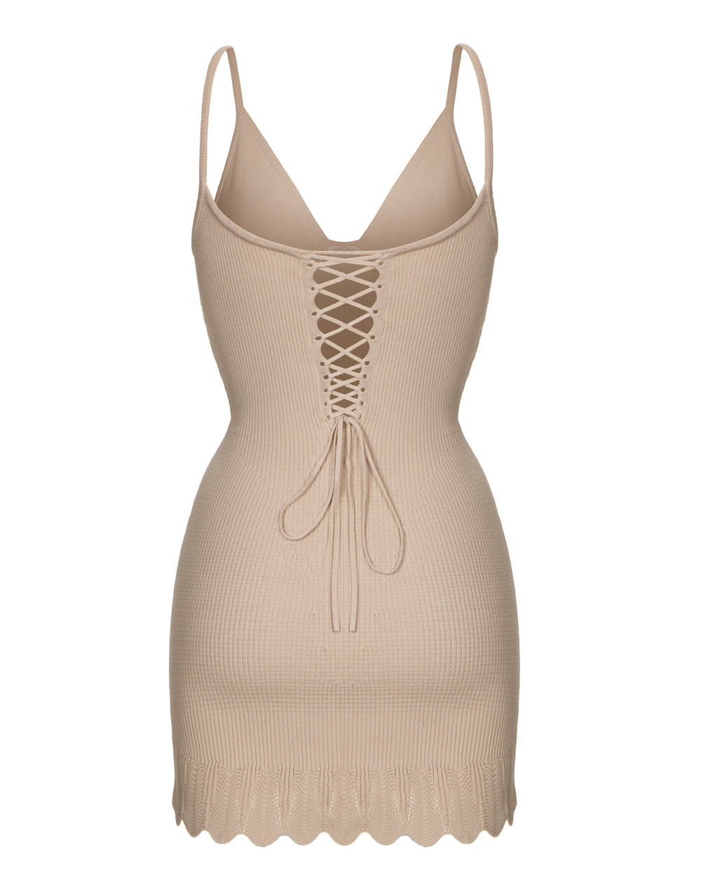 Платье she бежевый