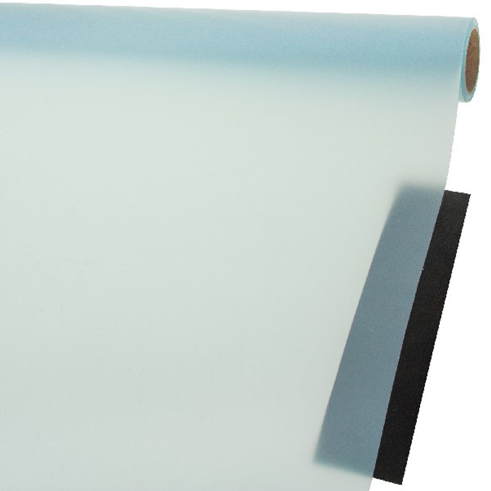 Пленка матовая "Дымка" 57смx10м 53mic (Светло-голубой)