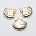Подвеска Ракушка, цвет золото, размер 19*20 мм, цена за 1 шт