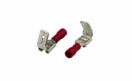 Клемма плоская изолированная РПи-О 1.5-(6.3)/РпИо 1.5-7.5 гнездо 6.6 мм + штекер - 6.3 мм 0.5-1.5 мм