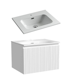 Тумба с раковиной Sancos CODE CD60W/CN7001 60 белая