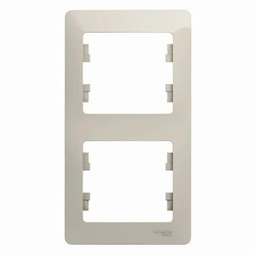 GLOSSA 2-постовая РАМКА, вертикальная, МОЛОЧНЫЙ