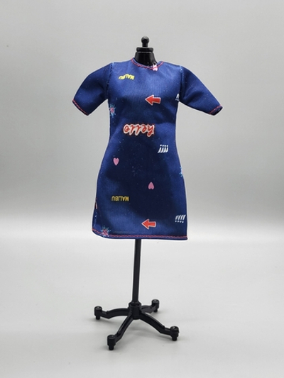 Одежда для куклы Барби винтаж платье 0324