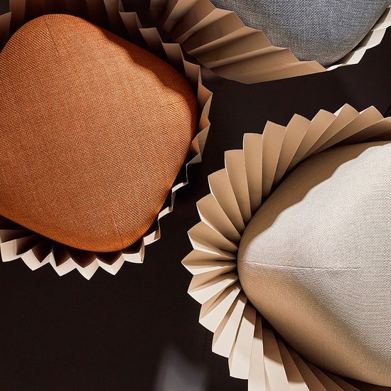 Пуф tr?ffel, оранжевый