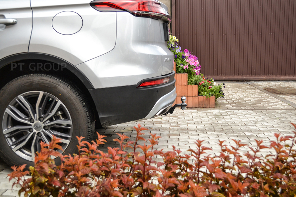 Фаркоп с унив. электрикой Smart, съемный квадрат, для GEELY Atlas Pro 2021- (паспорт и сертификат) ПТ ГРУПП.GEA-21-991122.00