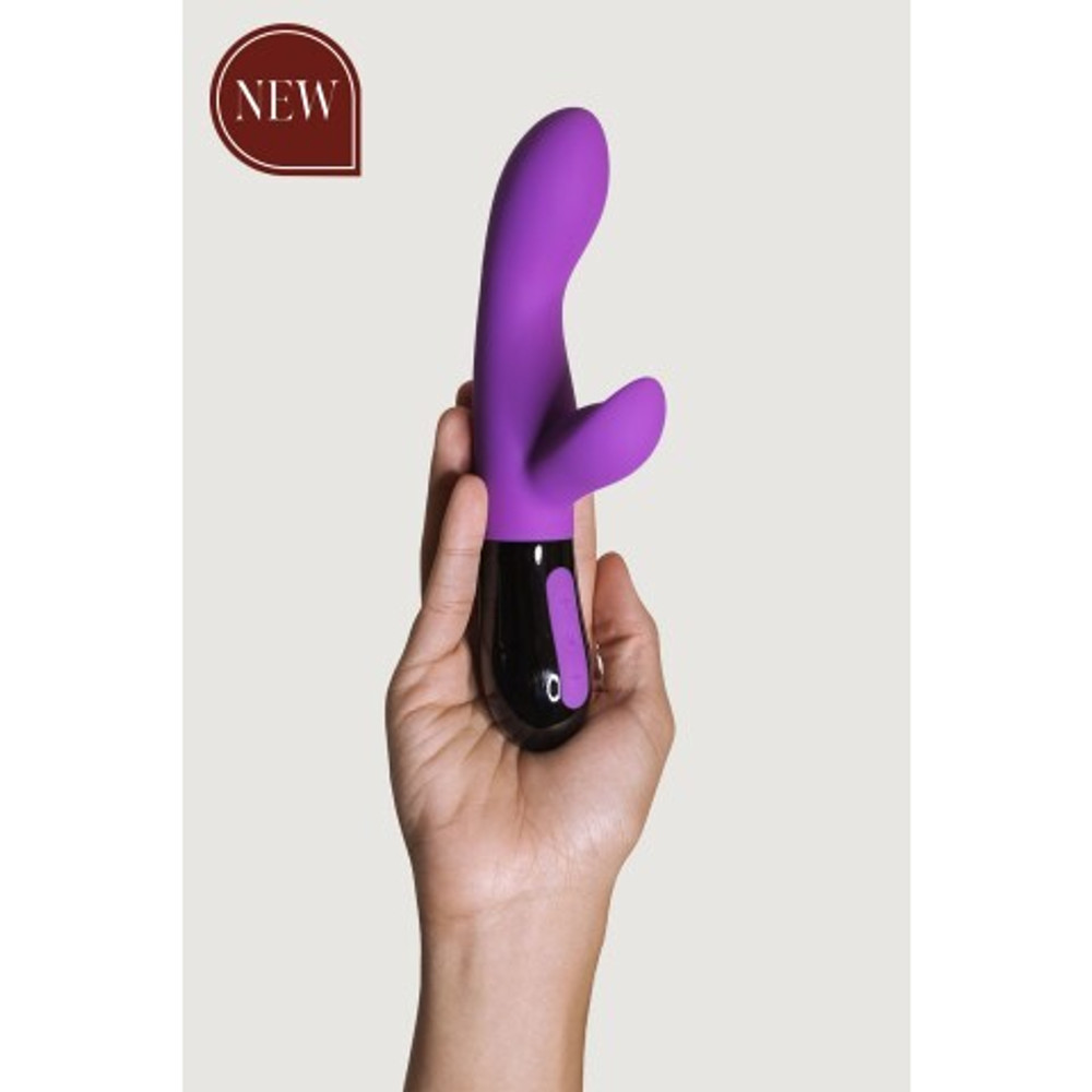Вибратор-кролик Adrien Lastic Gaia 2.0 лиловый (20,4×3,6 см)