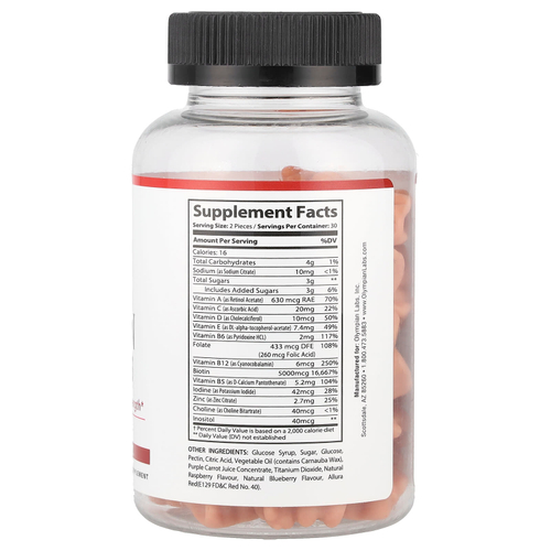 Olympian Labs, Витаминные жевательные таблетки для волос, 60 жевательных таблеток