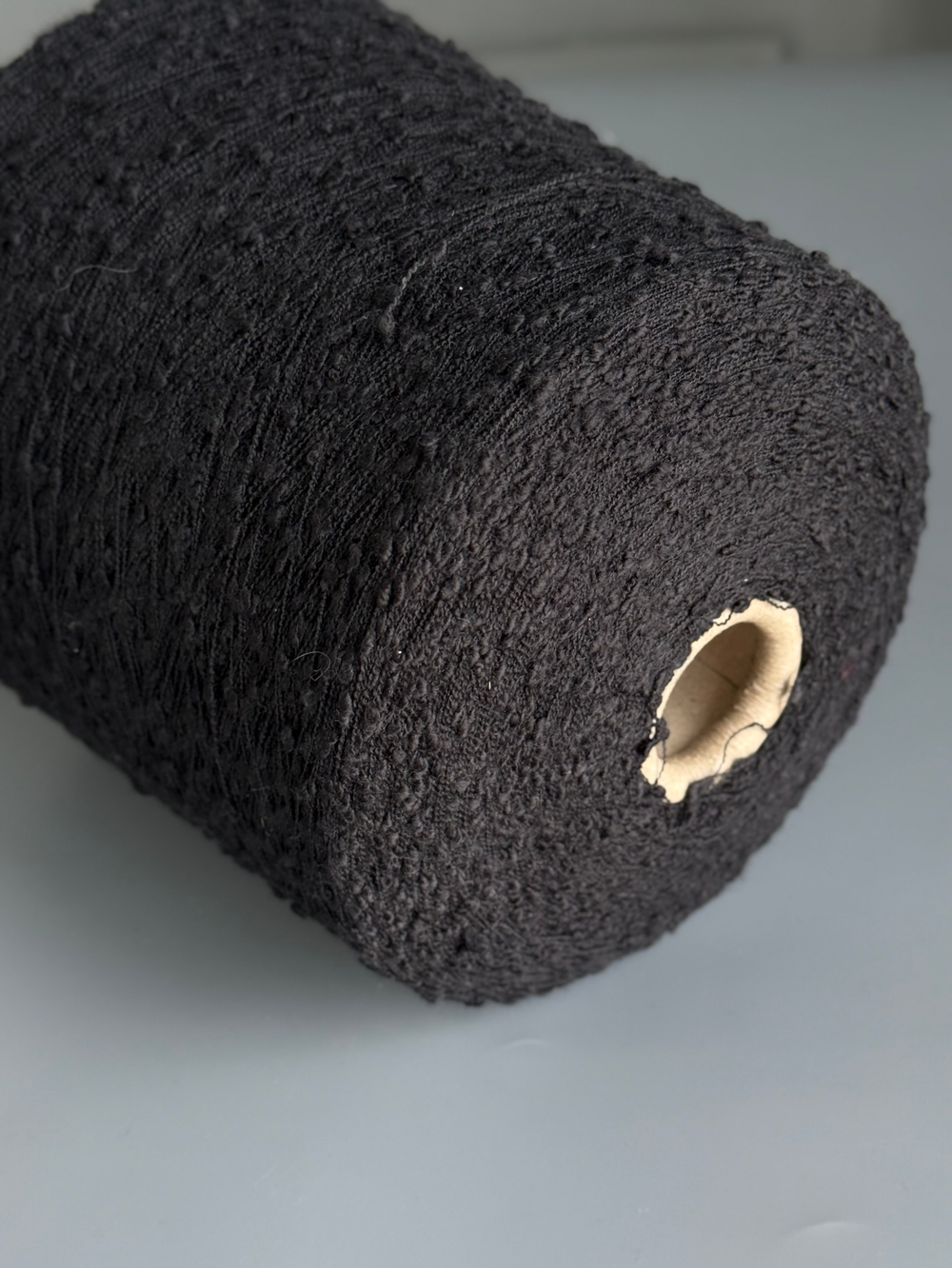 Пряжа Lineapiu Dior Popcorn (80% хлопок, 20% па) 780м/100гр, черный