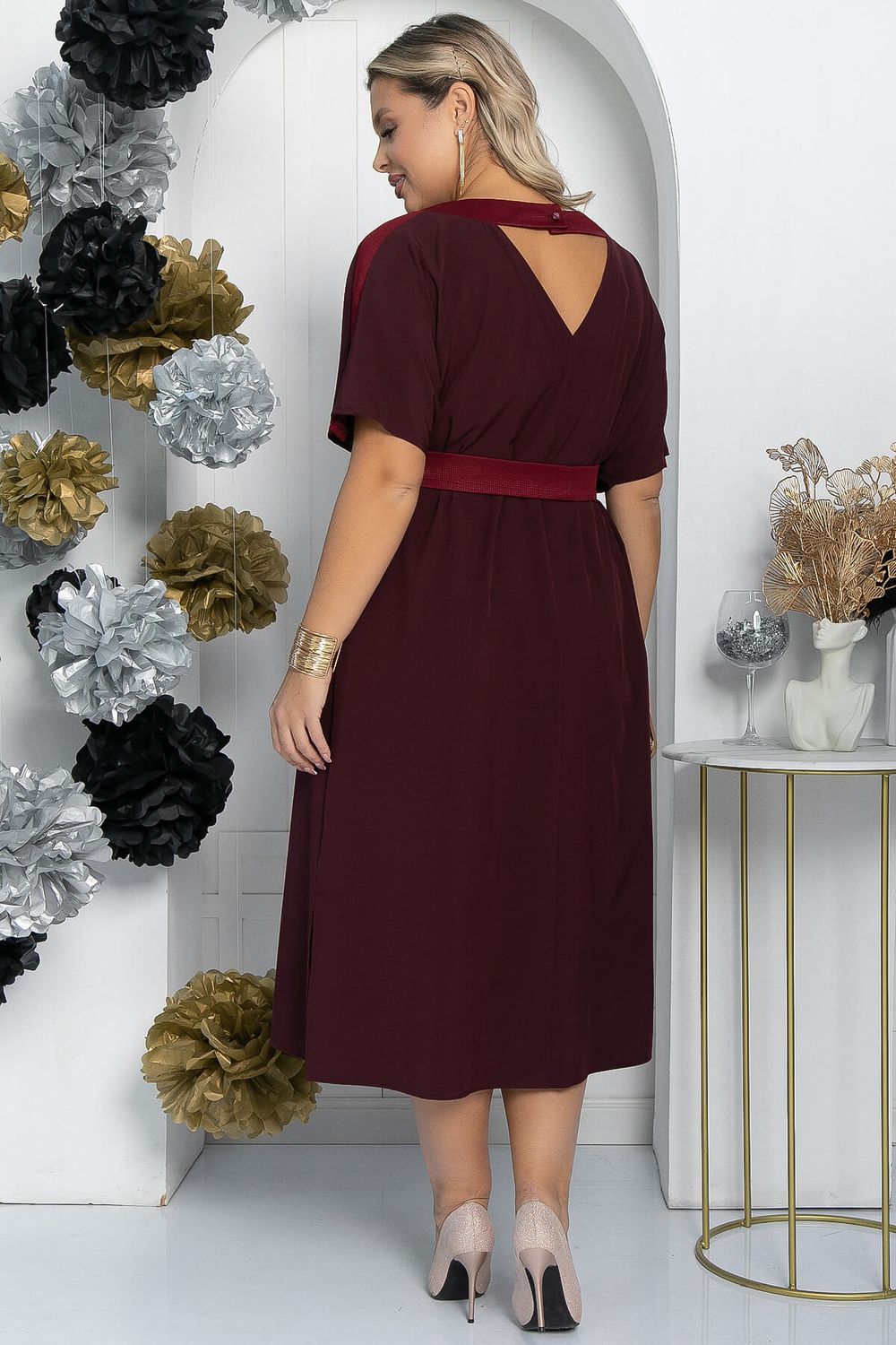 Платье Сказка (бордовое) П11678 LT Collection