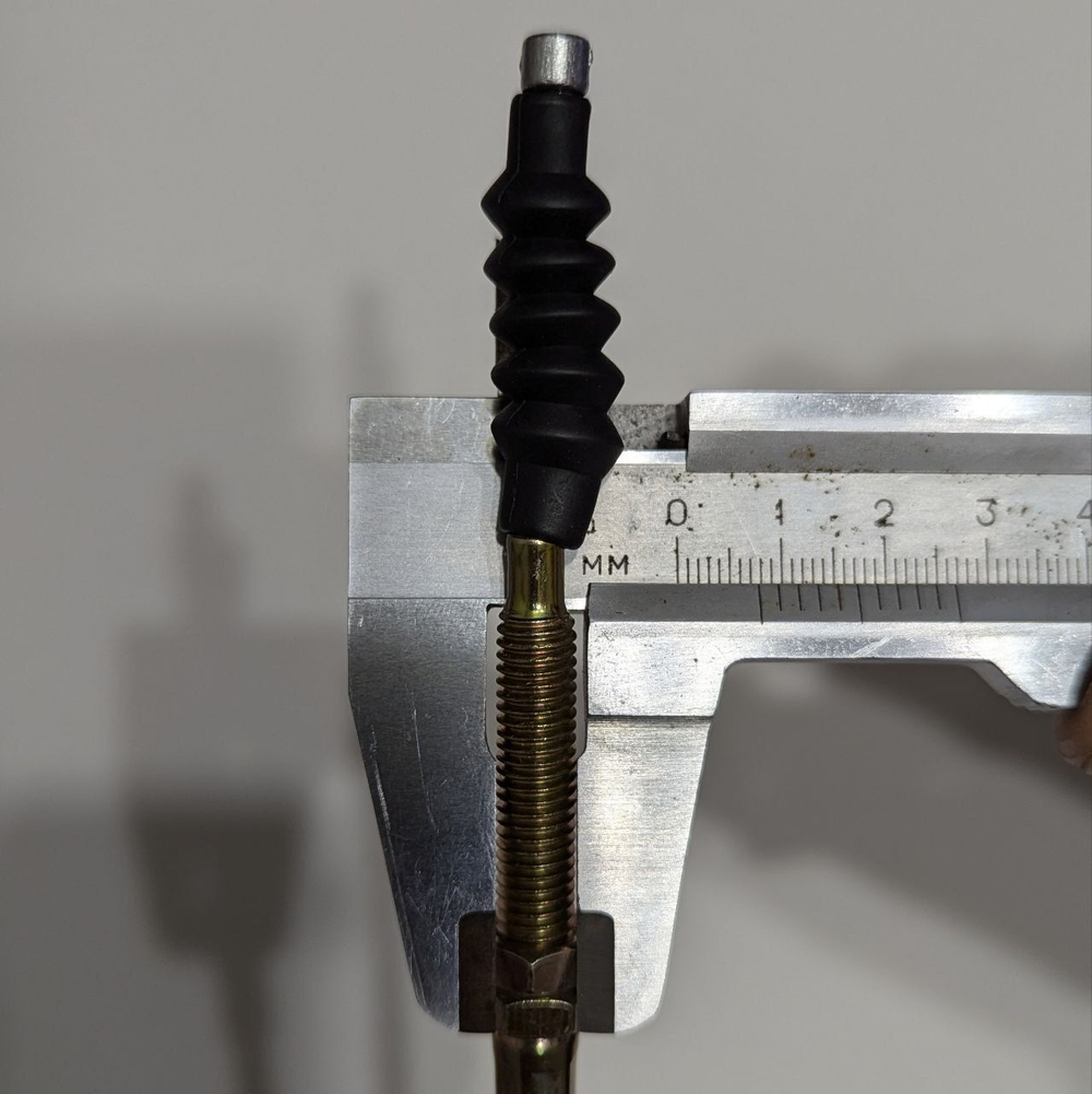 - - Трос сцепления 1000мм (с пружиной) зеленый