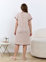 Ночная сорочка Вельвета-1 Виотекс БЕЖЕВЫЙ