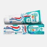 Зубная паста детская Aquafresh Мои большие зубки от 6 до 8 лет с фтором для укрепления зубов 50мл