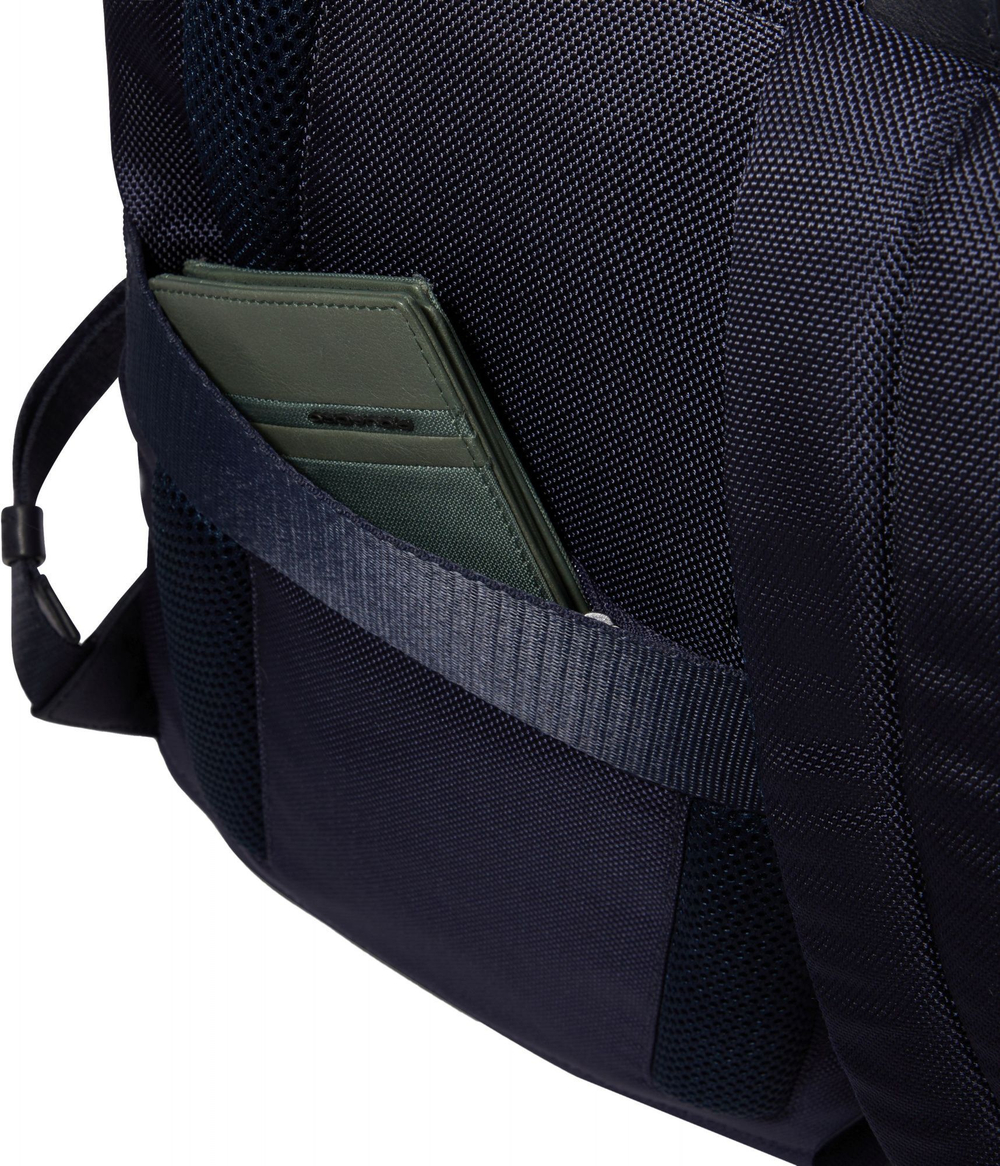 Рюкзак Piquadro Brief2 CA6383BR2/BLU темно-синий нейлон/натуральная кожа