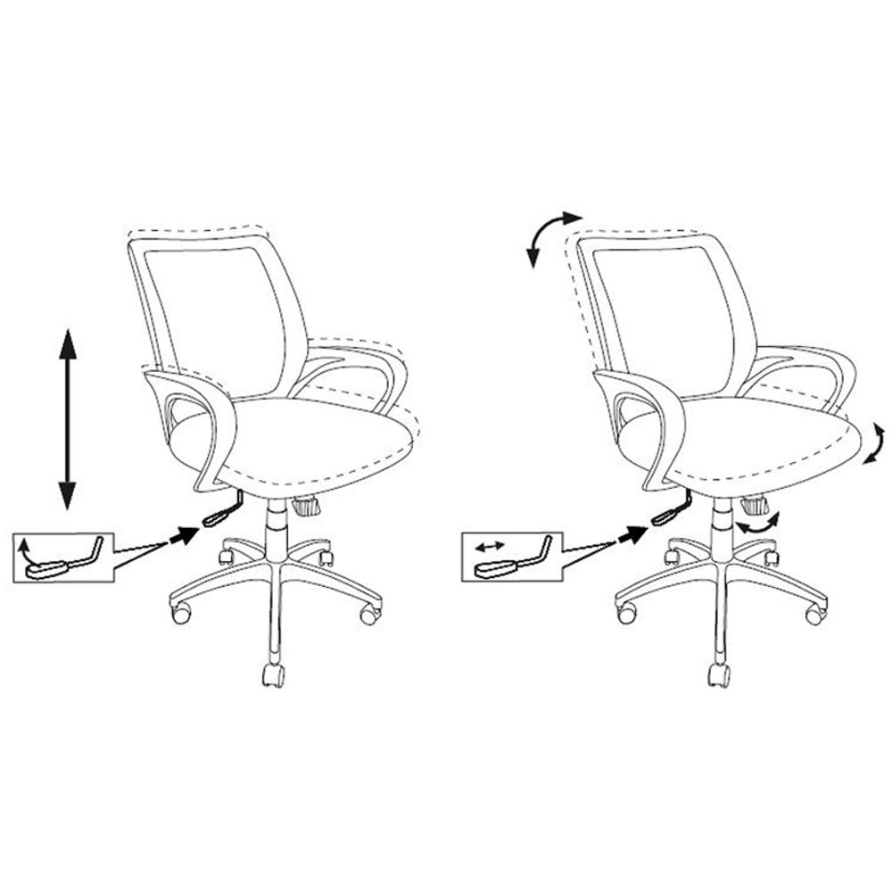 Кресло оператора Бюрократ CH-695N/BLACK, PL, спинка сетка черная TW-01, сиденье ткань черная TW-11, механизм качания (до 150кг)