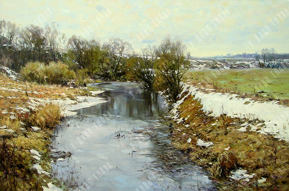 Плотников В. В. Углич.Холст, масло. 2019 г.